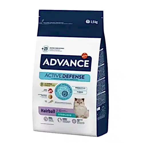 Advance Hairball Hindili Kısırlaştırılmış Kedi Maması 1.5 Kg