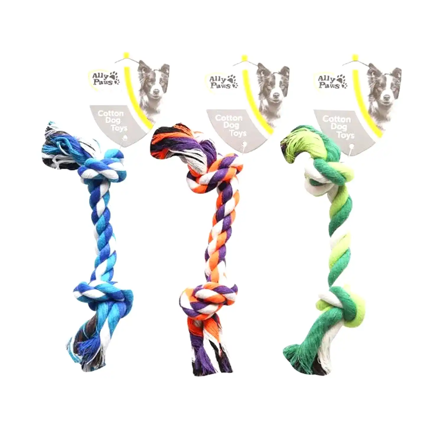 Ally Paws Çift Düğüm Diş İpi Köpek Oyuncağı 1 Adet