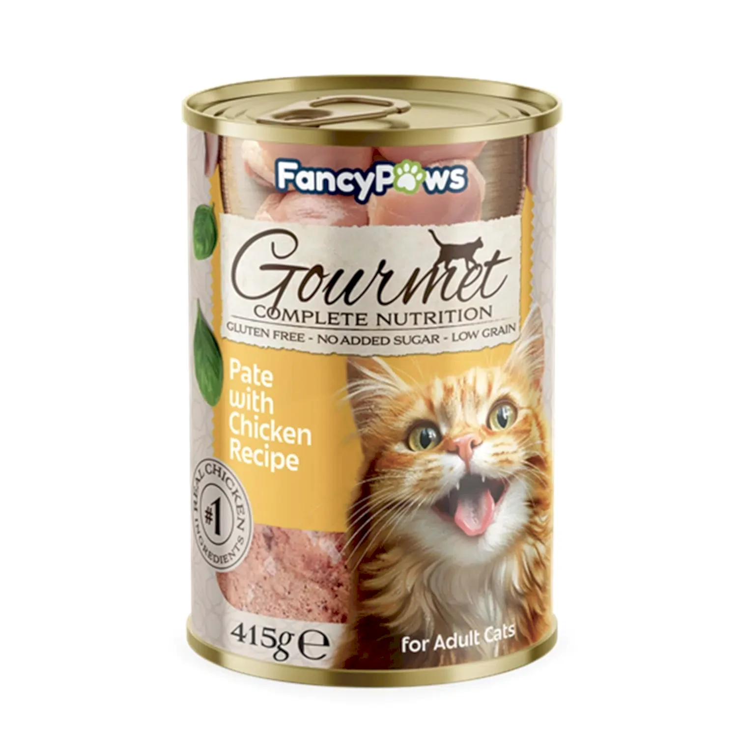 Fancy Paws Tavuklu Yetişkin Pate Kedi Konserve Mamas