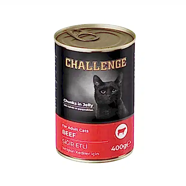 Challenge Sığır Etli Yetişkin Kedi Konservesi 400 gr