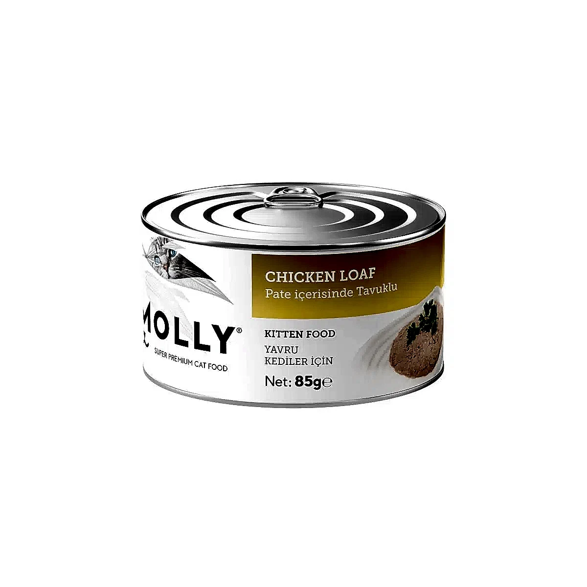 Molly Tavuklu Ezme Yavru Kedi Konservesi 85gr
