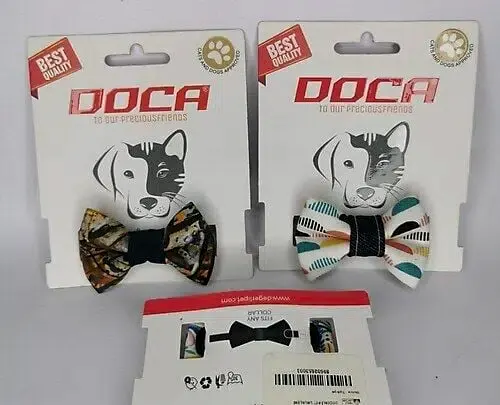 Doca kedi ve köpek papyon M 12cm