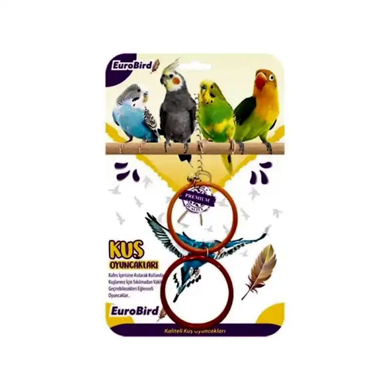 Euro Bird Kuş Oyuncağı İkili Halka