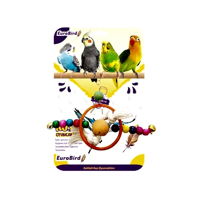 EuroBird Kuş Oyuncağı Bocuklu Halka (KY56)