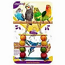 Eurobird Kuş Oyuncağı Üçlü Basamak Salıncak 3620