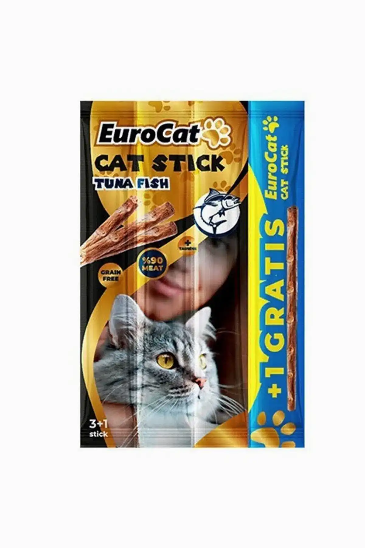 Eurocat Cat Stick Ton Balıklı Kedi Ödülü 4lü