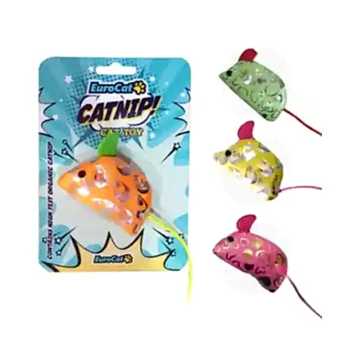 Eurocat oyun catnipli kumaş fare t9114