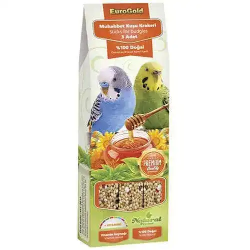 Eurogold Muhabbet Kuşu Ballı Kraker 3lü