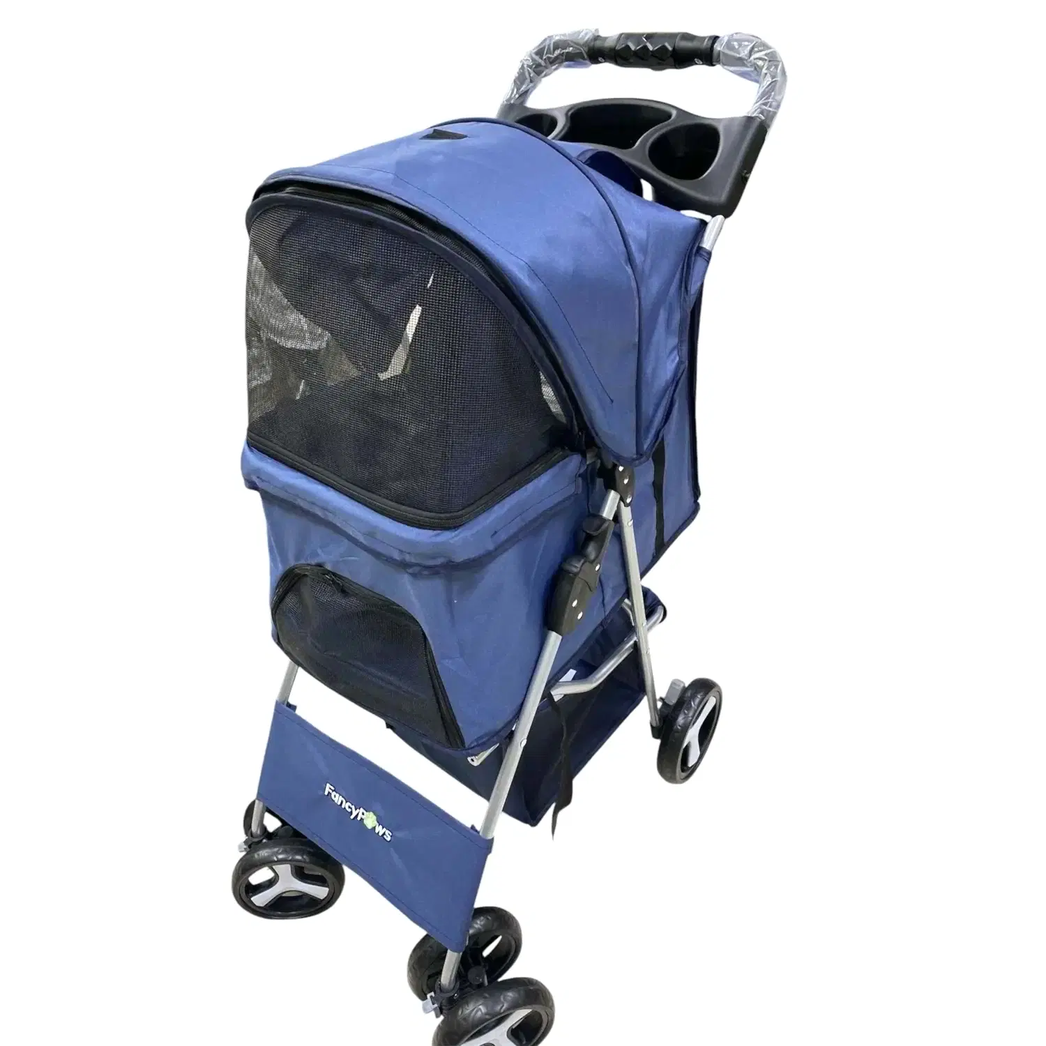 Fancy Paws Kedi Köpek Taşıma Arabası Mavi DTC804