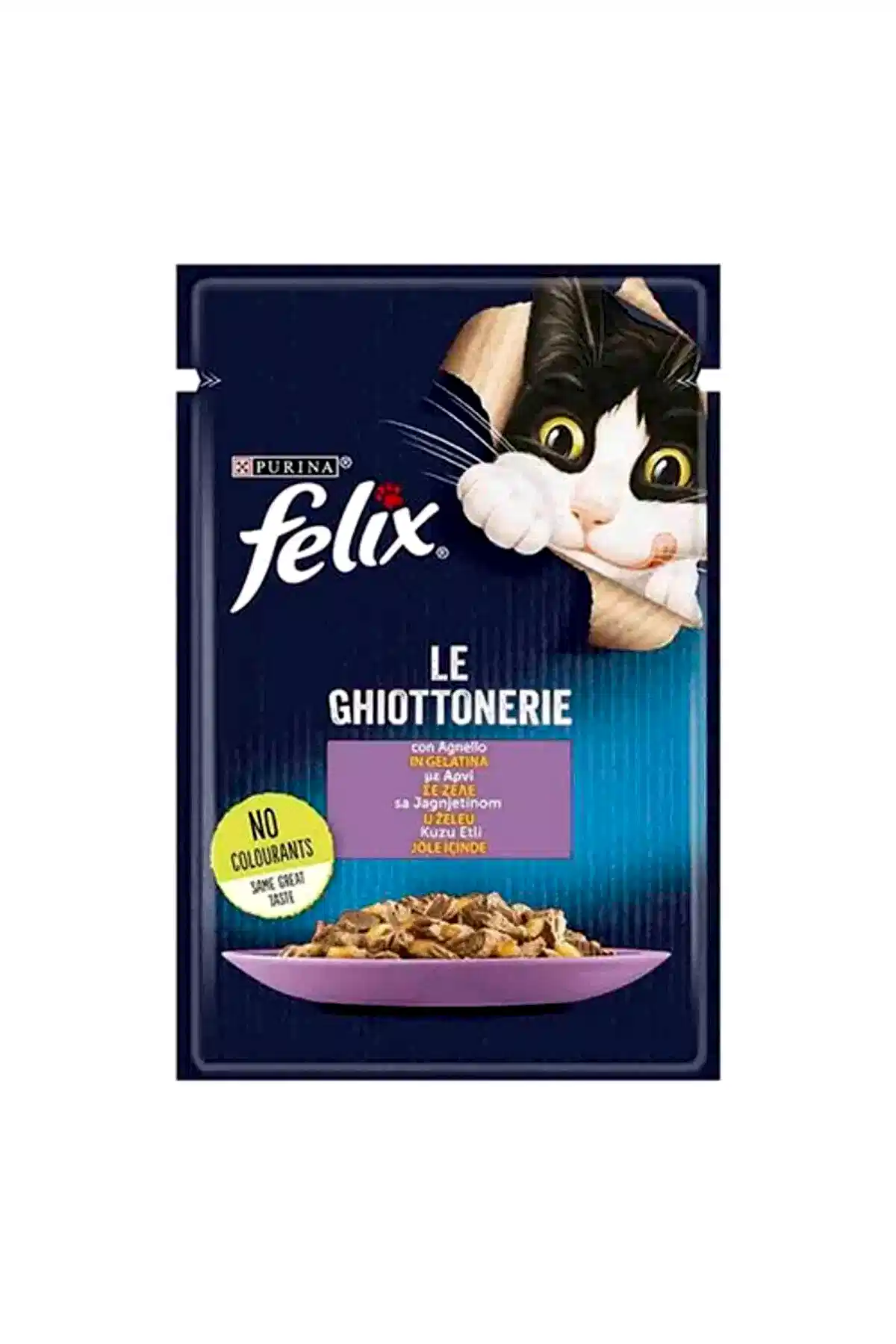 Felix Kuzu Etli Kedi Yaş Mama 85 Gr