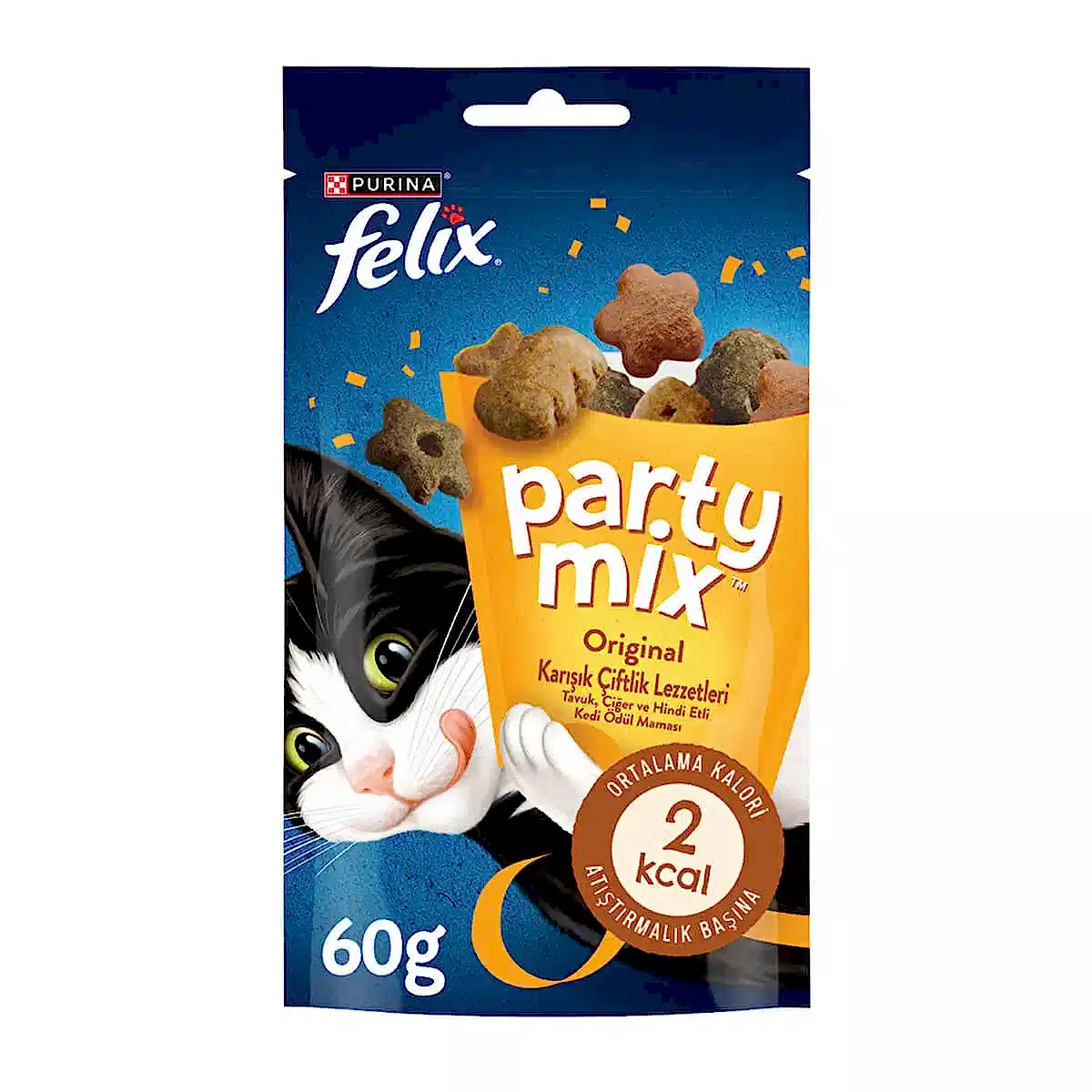 Felix Party Mix Karışık Çiftlik Lezzetleri Ödül Maması 60 Gr