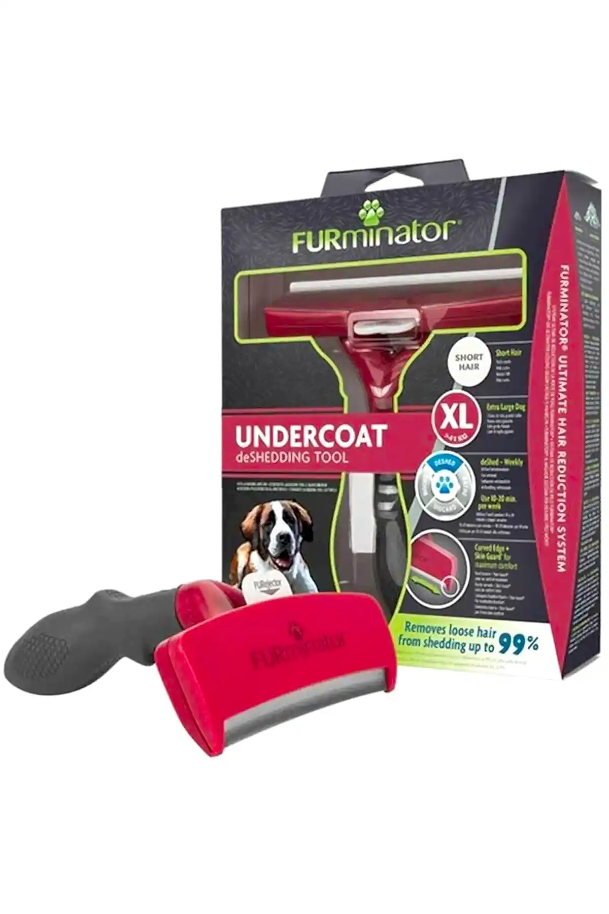 Furminator Giant Short Hair Kısa Tüylü Büyük Irk Köpek Tarağı (XL)