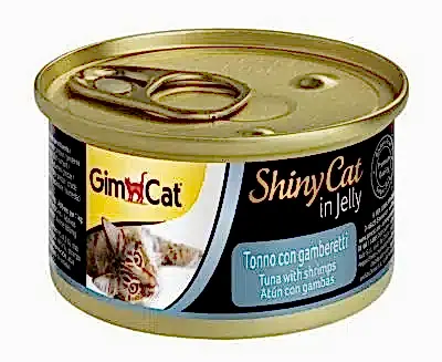 Gimcat Shinycat Tuna Balıklı Karidesli Konserve Mama 70 Gr