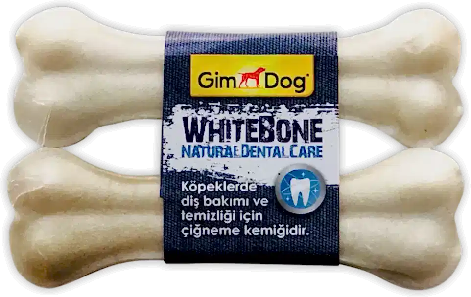 GimDog White Bone Press Kemik 14 Cm -120 Gr ( 2'li Paket )