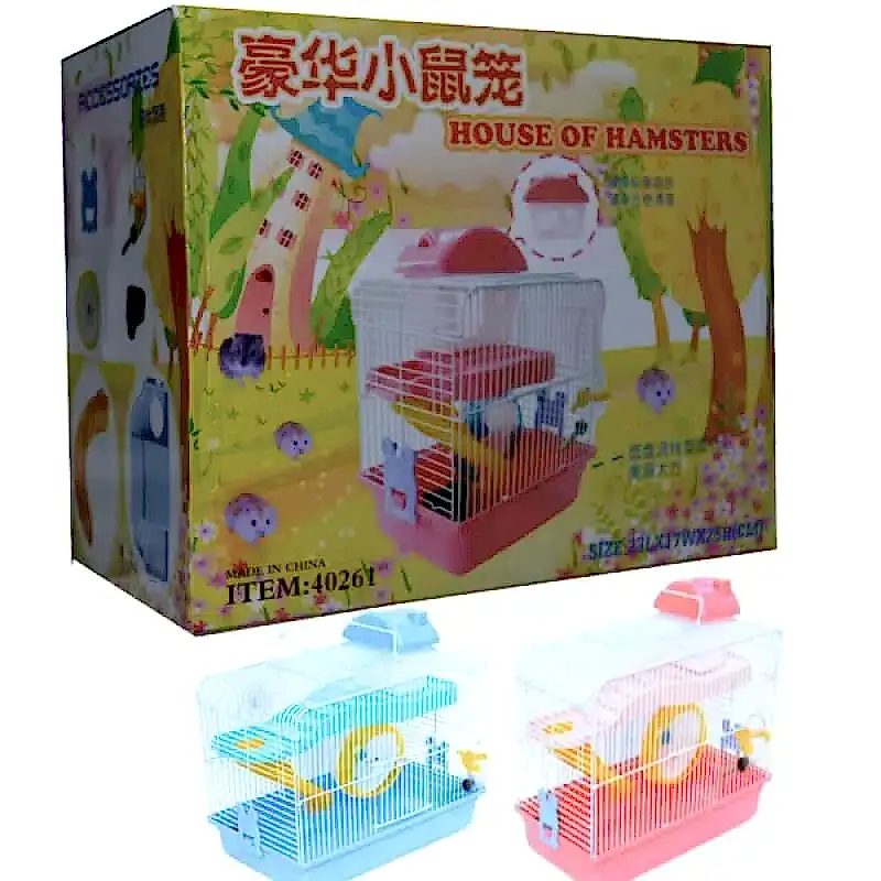 Hamster Kafesi Renkli 23x17x25cm