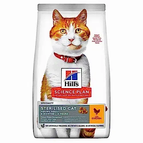 Hills Tavuklu Kısırlaştırılmış Kedi Maması 3 KG