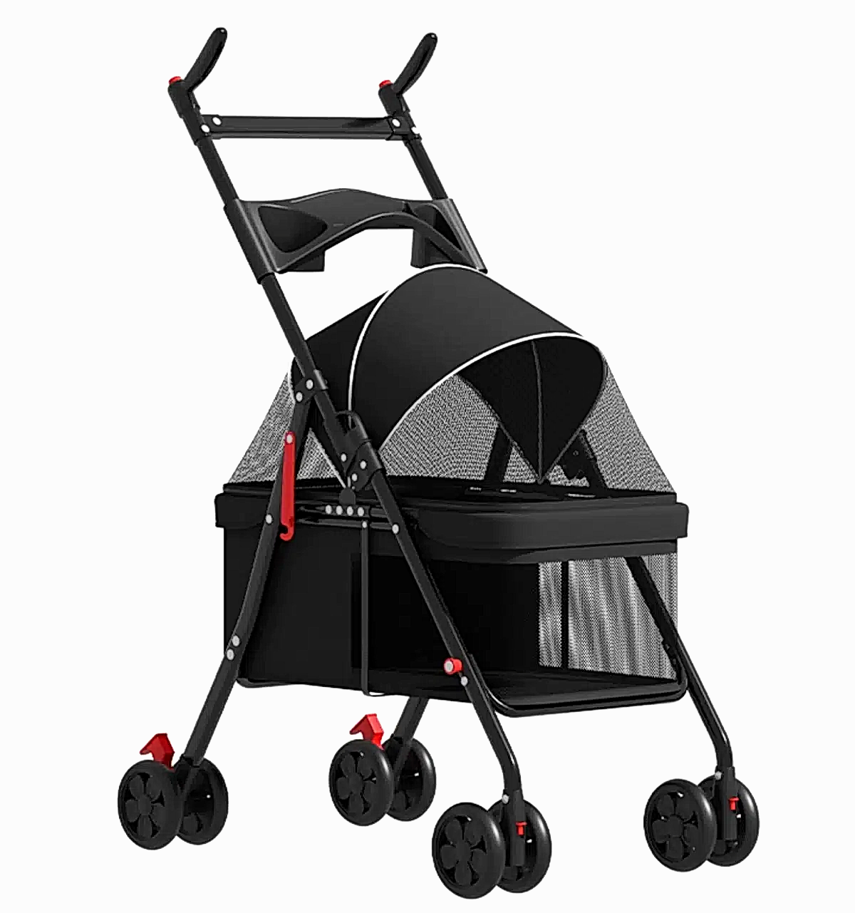 Nunbell Trol Kedi Köpek Taşıma Arabası 45-62-101cm