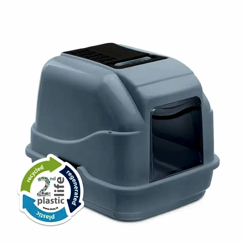 İmac Easycat 2nd Life Kapalı Kedi Tuvaleti Mavi 50*40*40CM