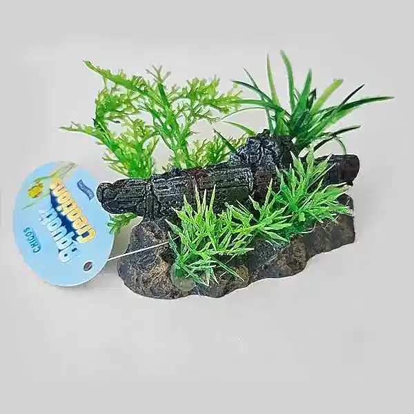 Polyester Denizaltı Akvaryum Dekoru 8,7 x 4 x 6,2 Cm CH2637PS
