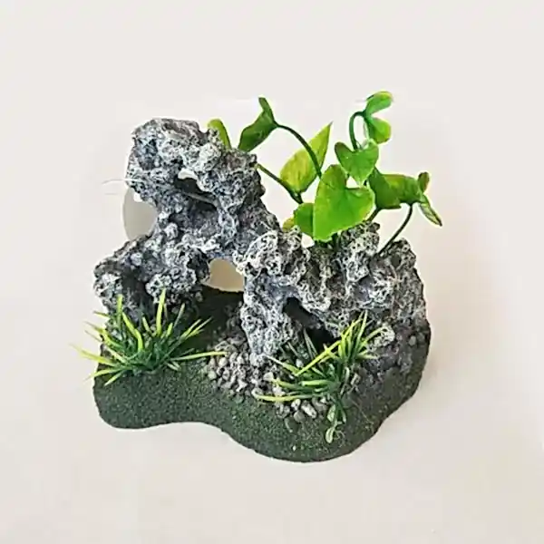 Polyester Kaya Akvaryum Dekoru 11,5 x 6,5 x 15,5 Cm CH50178