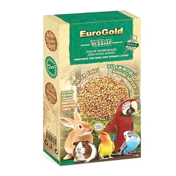 EuroGold Kuş ve Kemirgen Kafes Altlığı Taban Malzemesi 1 Kg