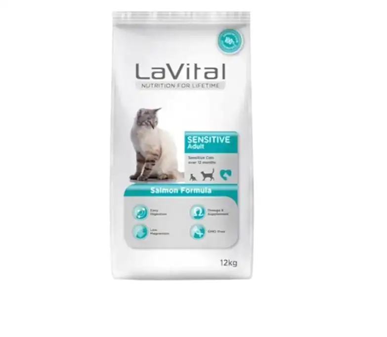 Lavital Somonlu Yetişkin Kedi Maması 12 Kg
