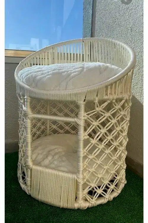 Lüxperi İki Katlı Ranza Kedi Yatağı