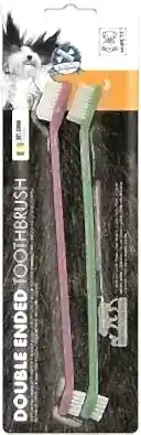 M-pets çift taraflı 2 li uzun diş fırçası 10106899