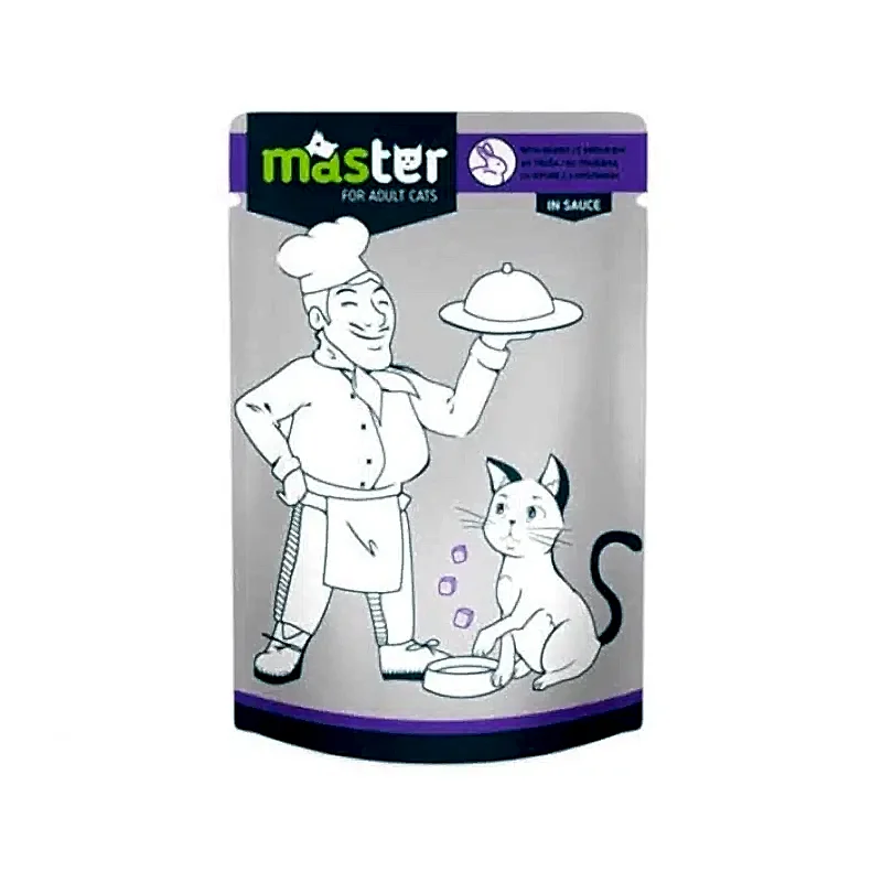 Master Tavşan Etli Pouch Kedi Yaş Maması 80gr