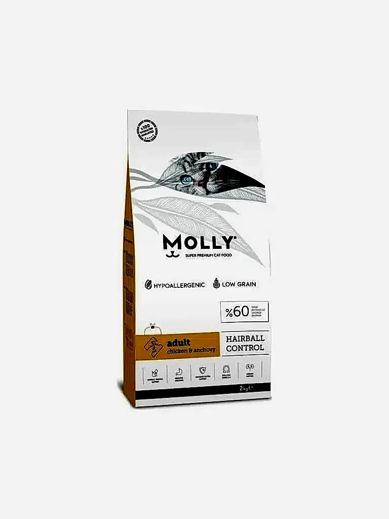 Molly Tavuklu Yetişkin Kedi Maması 2 Kg