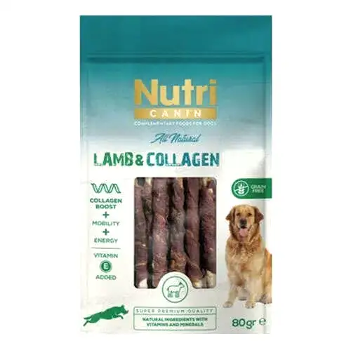 Nutri Collagen Kuzulu Köpek Ödül Maması 80 Gr