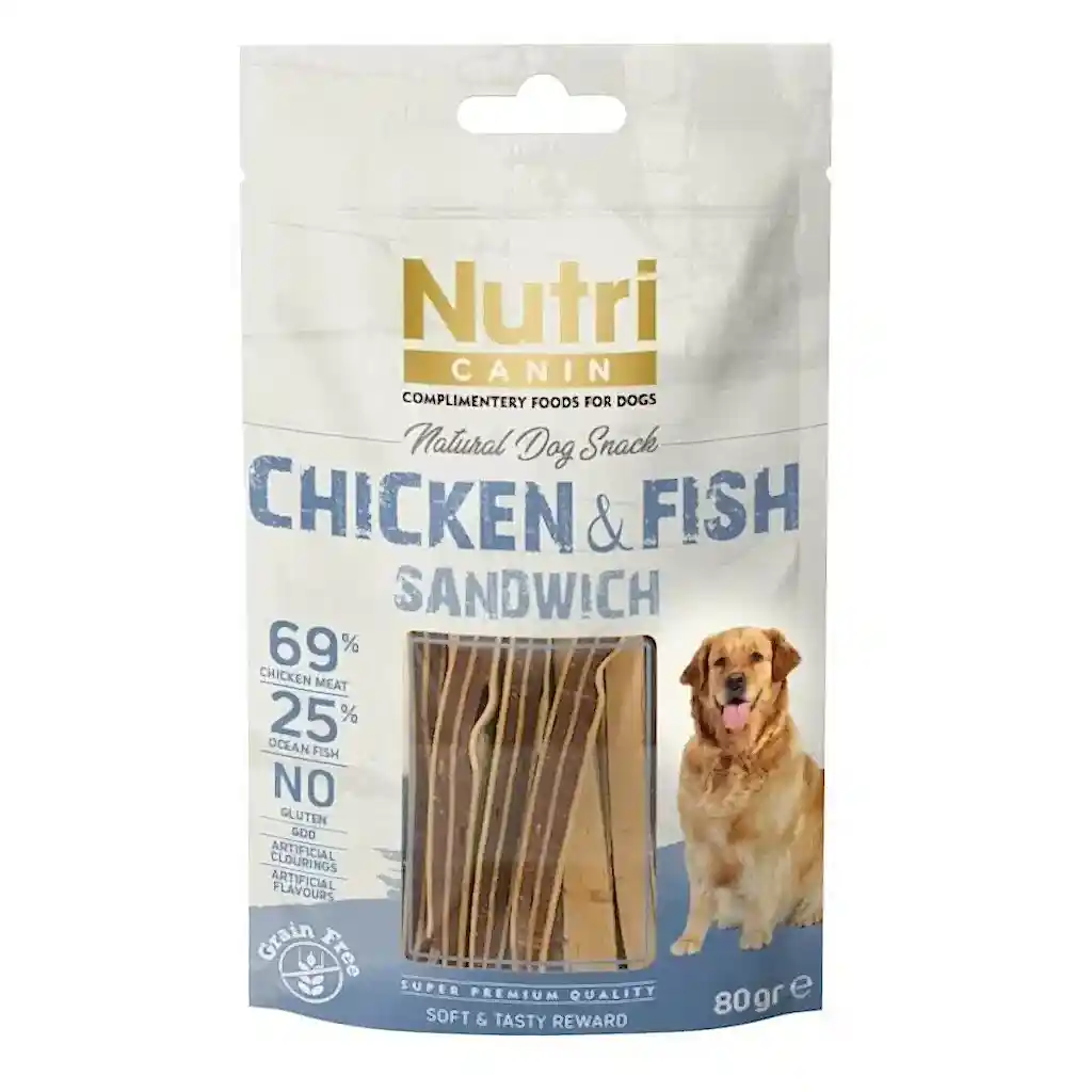 Nutri Sandwich Tavuklu Balıklı Köpek Ödül Maması 80 gr