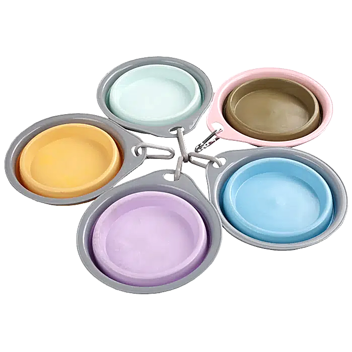 Orjin Katlanır Silikon Mama ve Su Kabı 0.5 Lt PMK-135