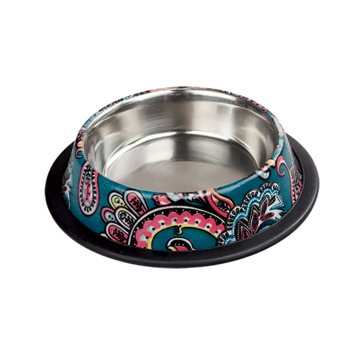 Oripet Hint Desenli Çelik Mama Kabı 16 Oz 24469