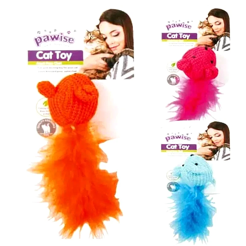 Pawise oyuncak kumaş fare kuyruklu tüylü