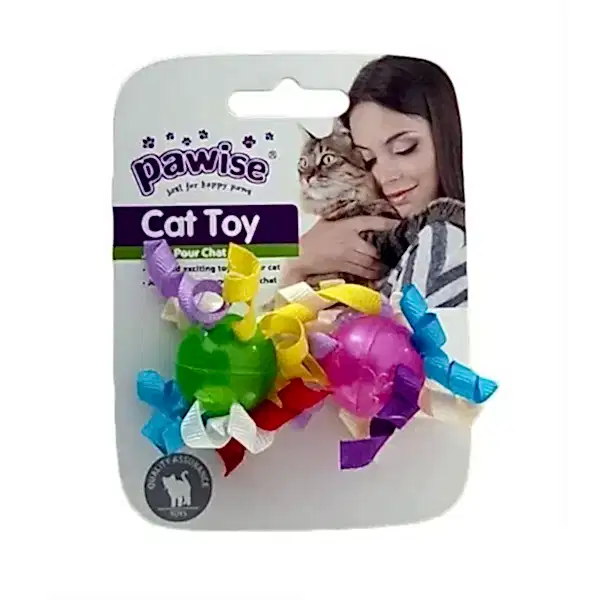 Pawise Plastik Top Kedi Oyuncağı (2 Adet)