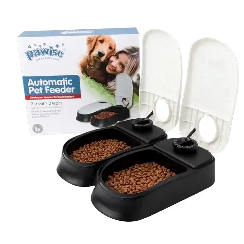 Pawise Zaman Ayarlı Otomatik Mama Kabı 2x300ml