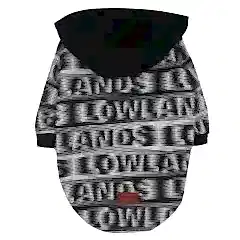 Pawstar Büyük Irk Köpek Sweati Kapşonlu Siyah Beyaz 4XL