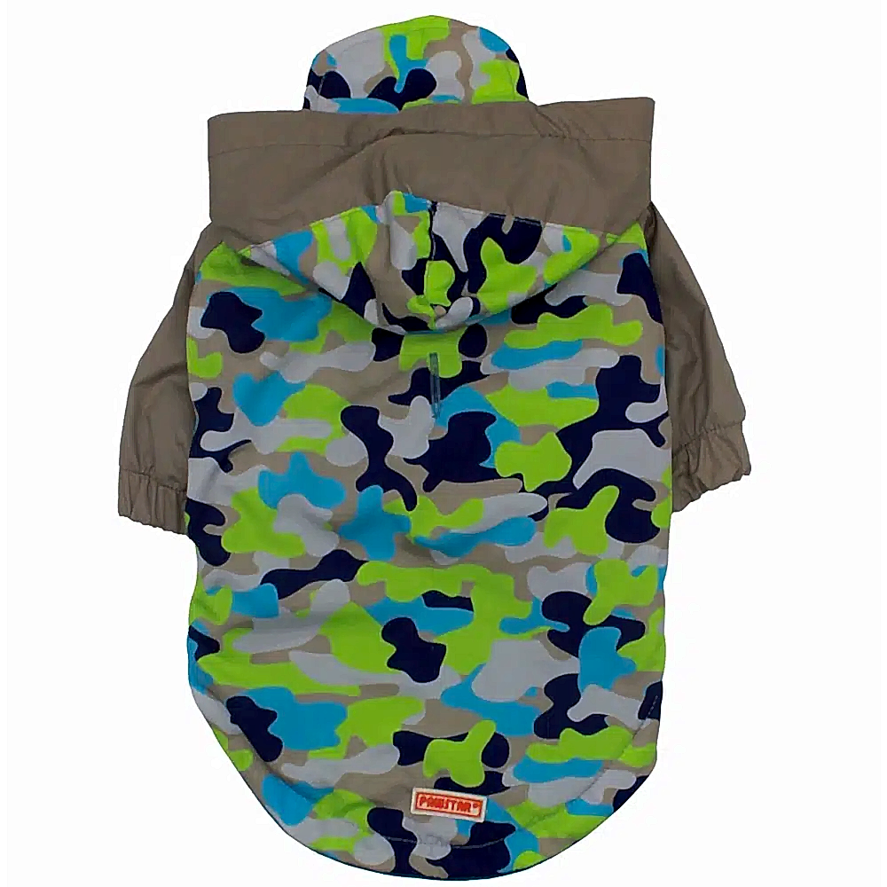 Pawstar Büyük Irk Köpek Yağmurluğu Kamuflaj 22560 - 5XL