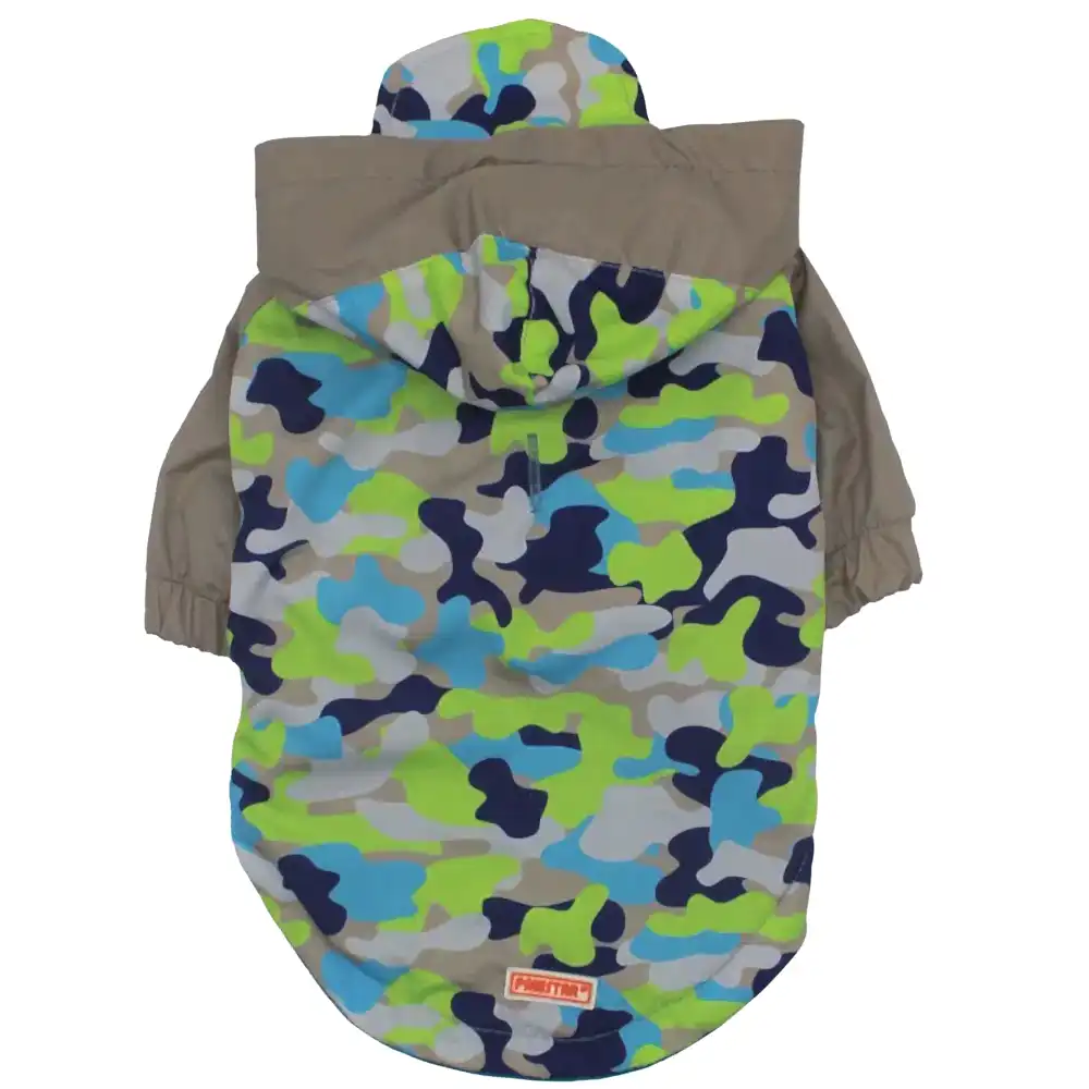 Pawstar Büyük Irk Köpek Yağmurluğu Kamuflaj 22560 - 6XL
