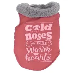 Pawstar Köpek Yeleği Polarlı Vişne S