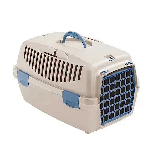 Stefanplast Gulliver 1 Kedi Köpek Taşıma Çantası Mavi Bej 48x32x31 Cm