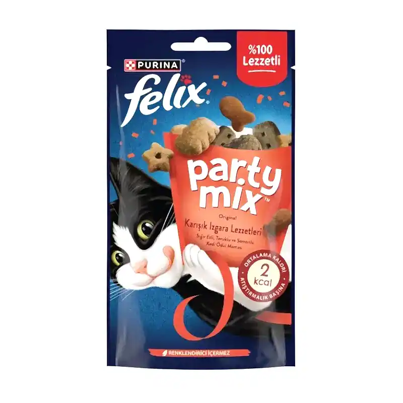 Felix Party Mix Karışık Izgara Lezzetleri Ödül Maması 60 Gr