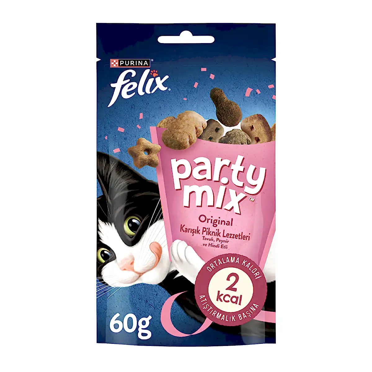 Felix Party Mix Karışık Piknik Lezzetleri Ödül Maması 60 Gr