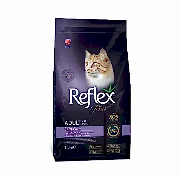Reflex Plus Skin Care Somonlu Yetişkin Kedi Maması 1,5 Kg