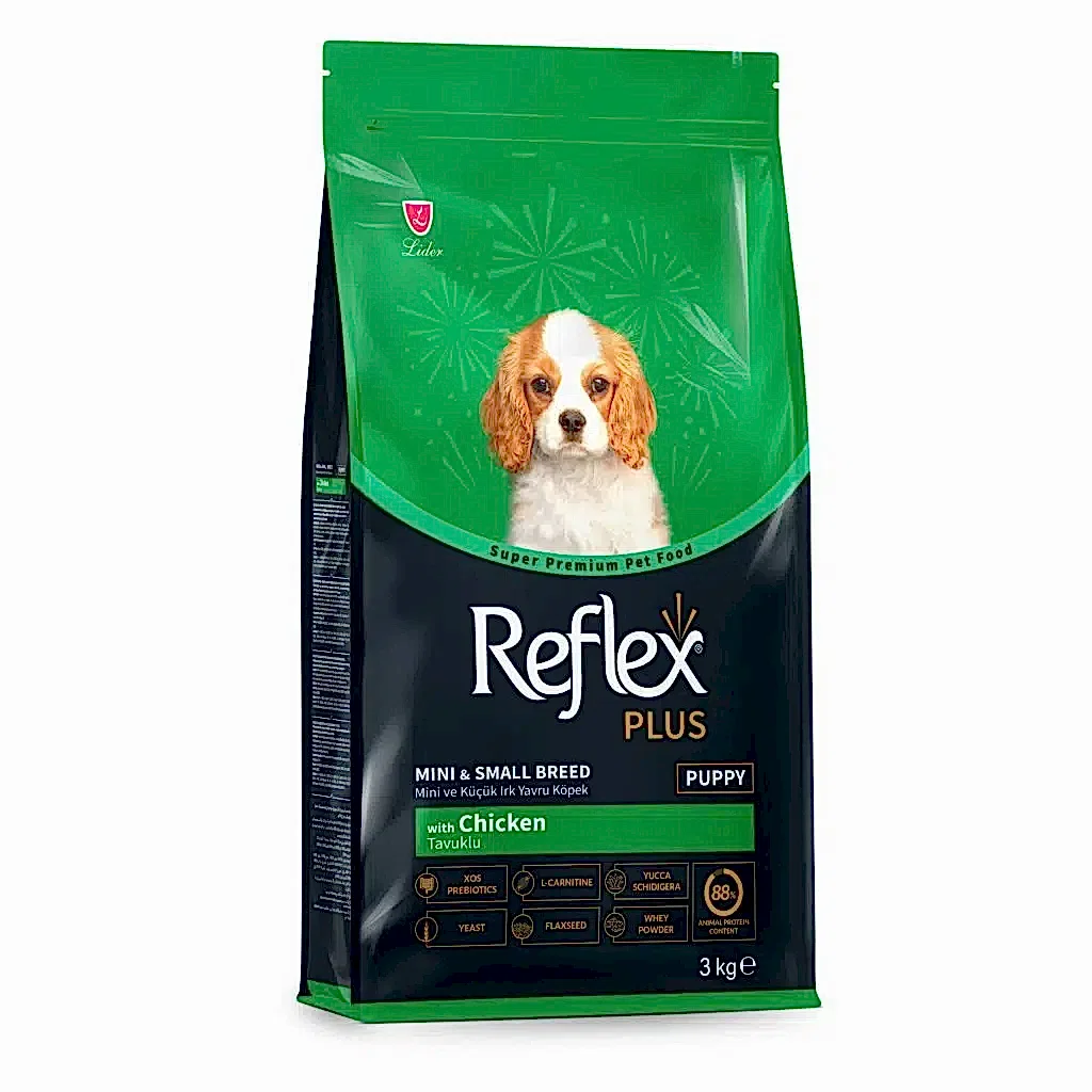 REFLEX PLUS PUPPY SMALL MINI CHICKEN 3 KG