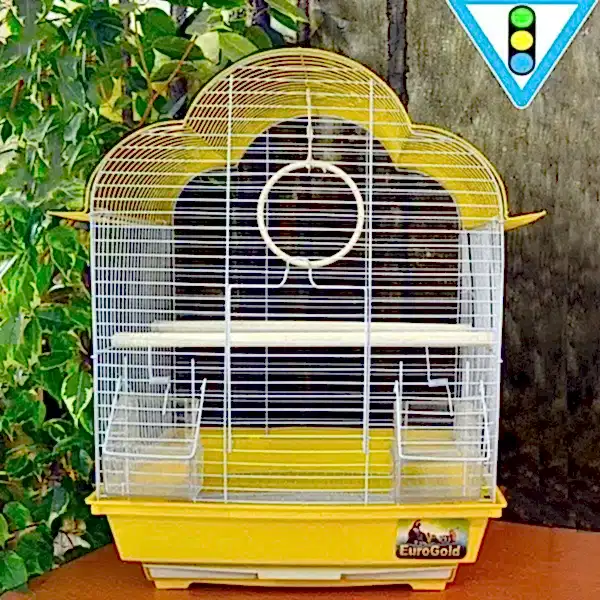 Renkli Kuş Kafesi 43x28x46 cm