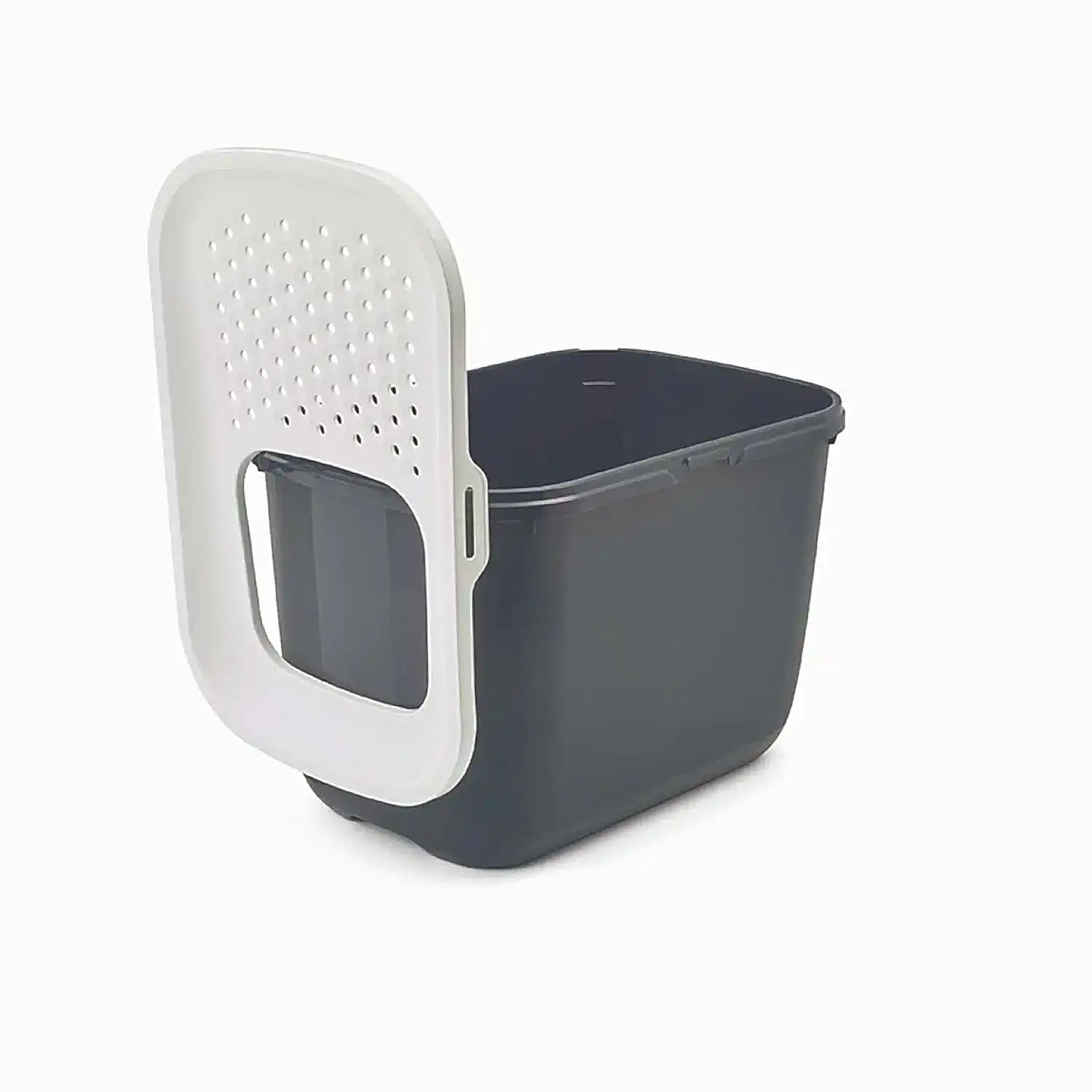 Savic Hop In Üstten Girişli Kedi Tuvaleti Antrasit 58,5 X 39 X 39,5 cm