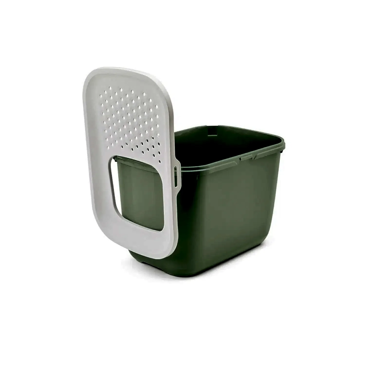 Savic Hop In Üstten Girişli Kedi Tuvaleti Yeşil 58,5 X 39 X 39,5 cm