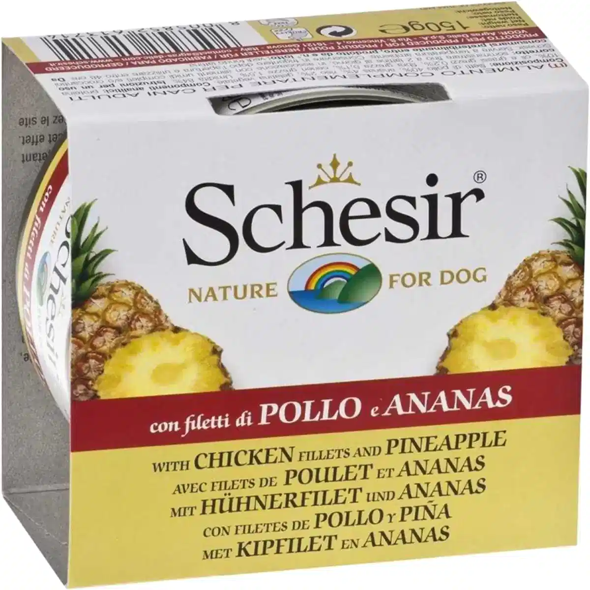 Schesir Tavuklu Ananaslı Köpek Konservesi 150 Gr